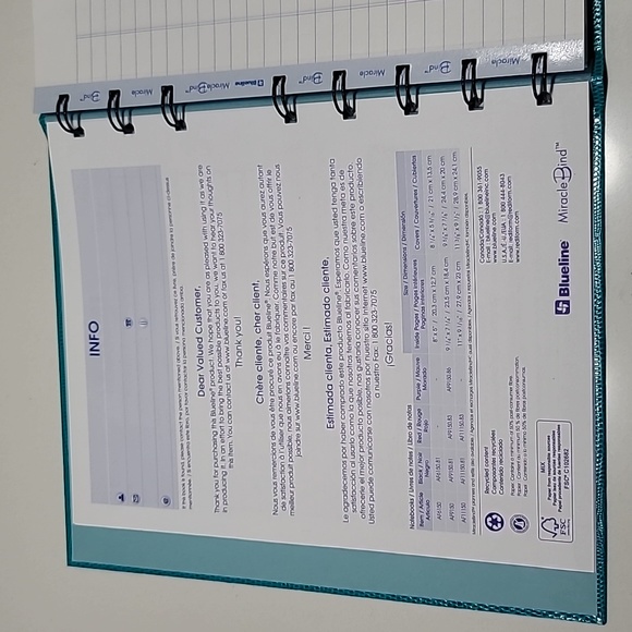 Blueline MiracleBind Notebook - Picture 5 of 11